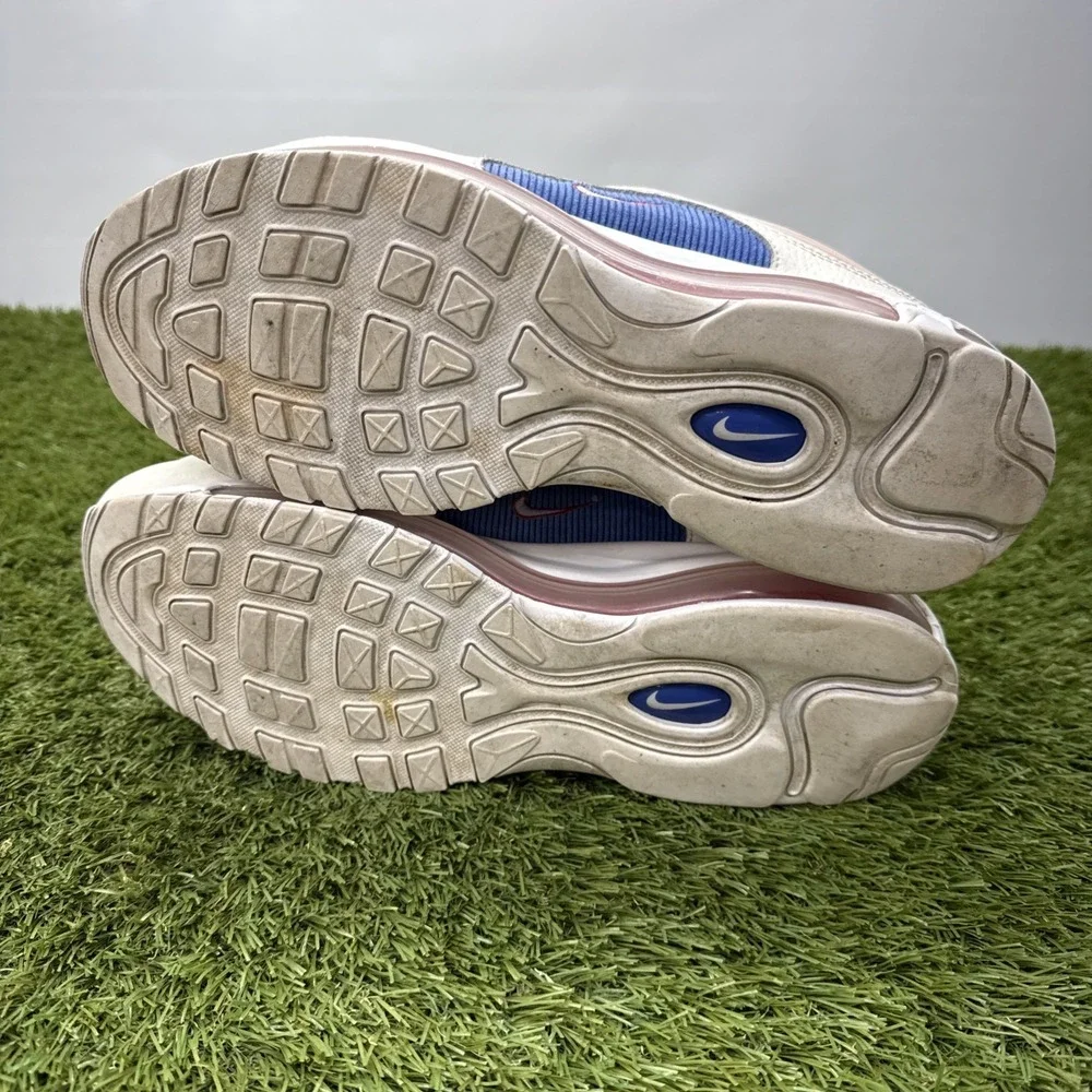 NIKE AIR MAX 97 Men's Rare SE SAIL-ARCTIC PINK-VOLT GLOW SZ 11 (AQ4137-101)